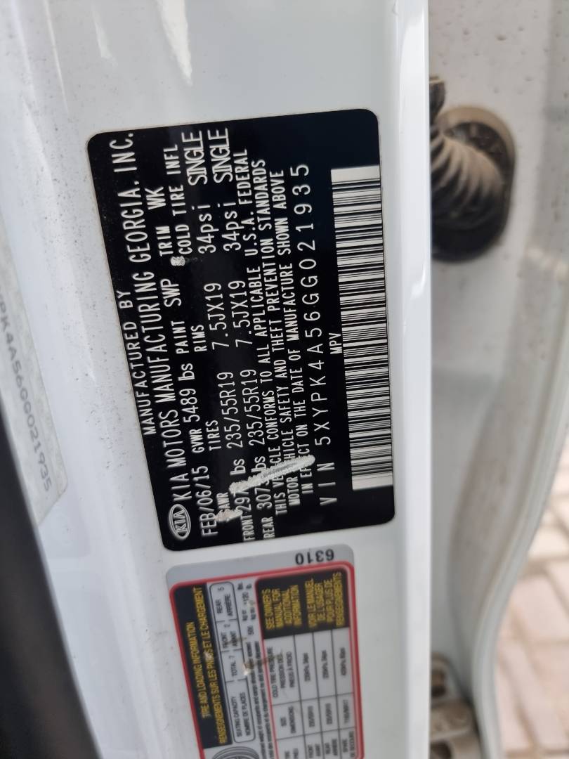 KIA SORENTO 2016 - Marhaba Auction Used Cars - Image 8