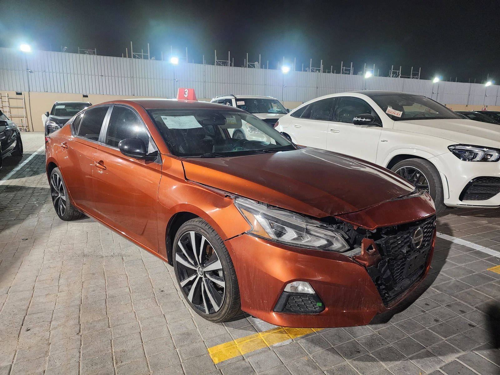 2021 NISSAN ALTIMA — sold — 80758 Miles — Lot 82478055 — Oman Yard - Marhaba Auctions Used Cars - Image 3