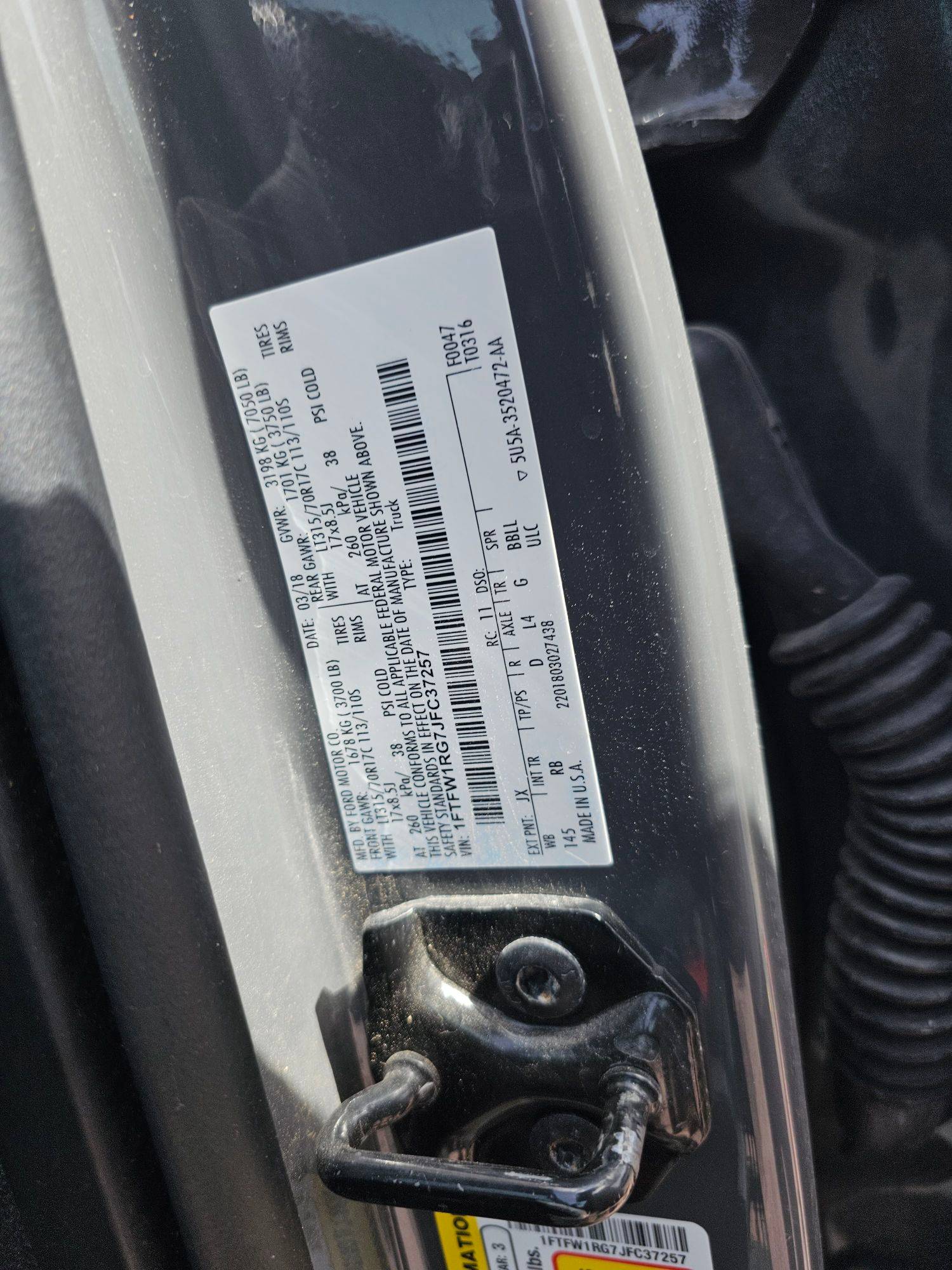 FORD F150 - Raptor 2018 - Marhaba Auction Used Cars - Image 10