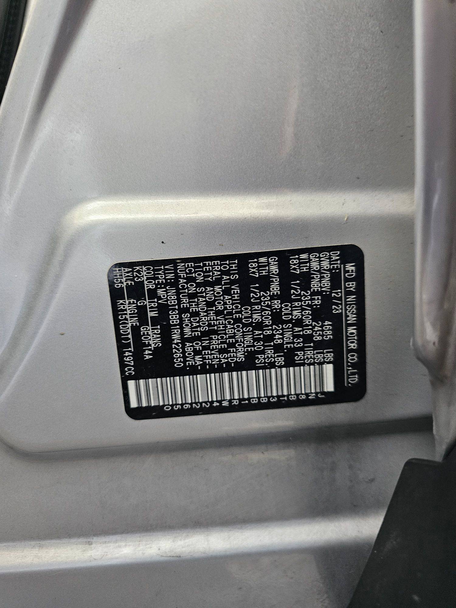 NISSAN ROGUE 2024 - Marhaba Auction Used Cars - Image 10