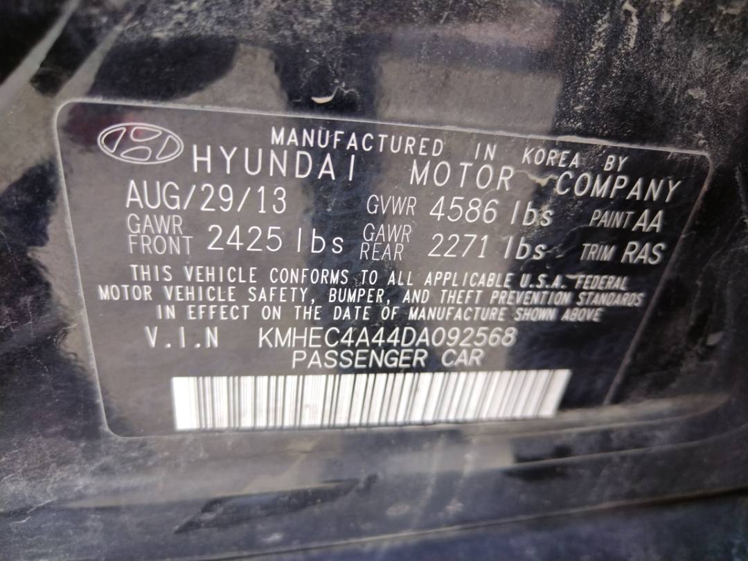 2013 HYUNDAI SONATA — 210907 Miles — Lot 72371243 - Marhaba Auctions Used Cars - Image 6