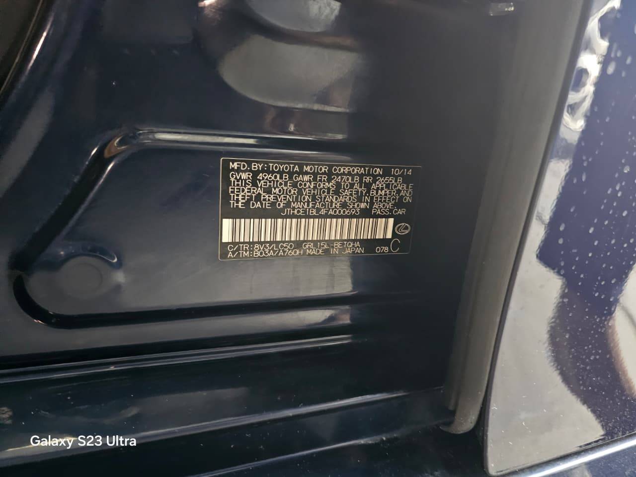 LEXUS GS 350 2015 - Marhaba Auction Used Cars - Image 9