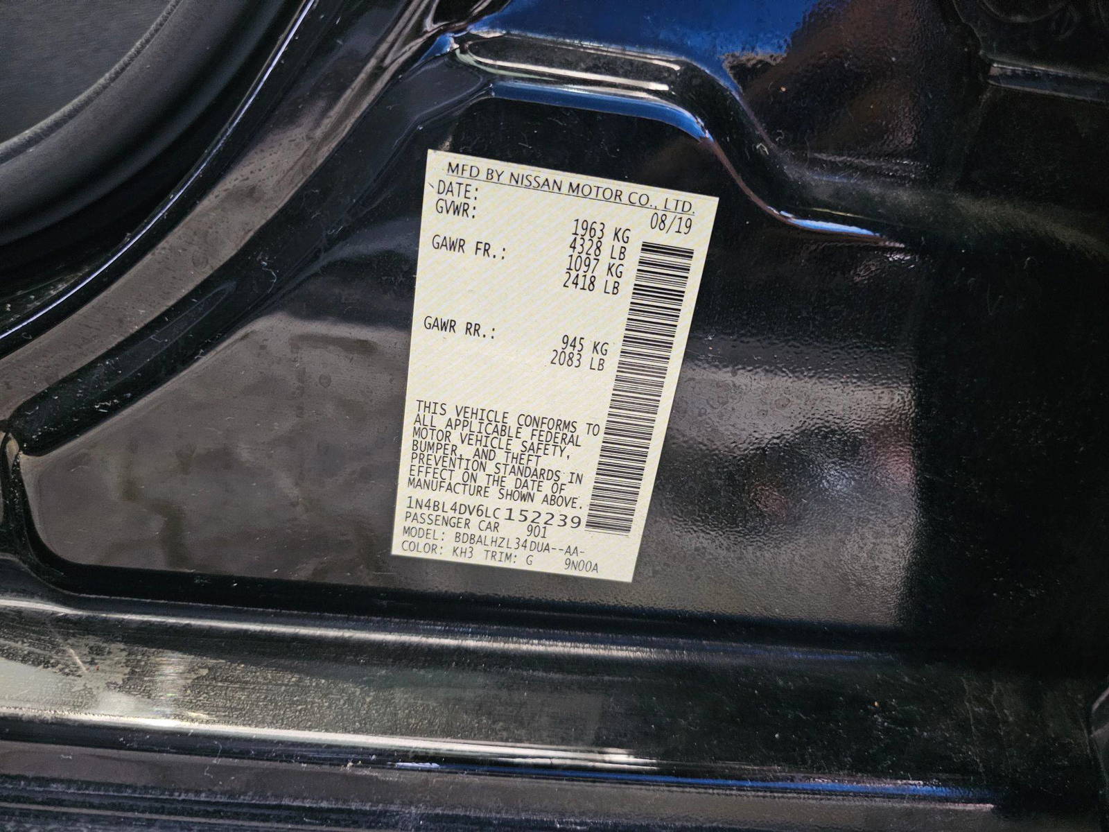 NISSAN ALTIMA 2020 - Marhaba Auction Used Cars - Image 7