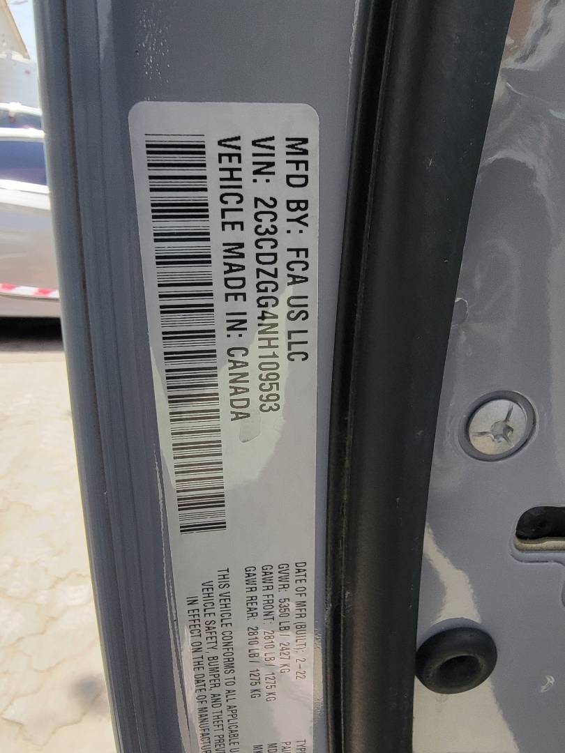 2022 DODGE CHALLENGER — 21228 Miles — Lot NH109593 — Main - Marhaba Auctions Used Cars - Image 10