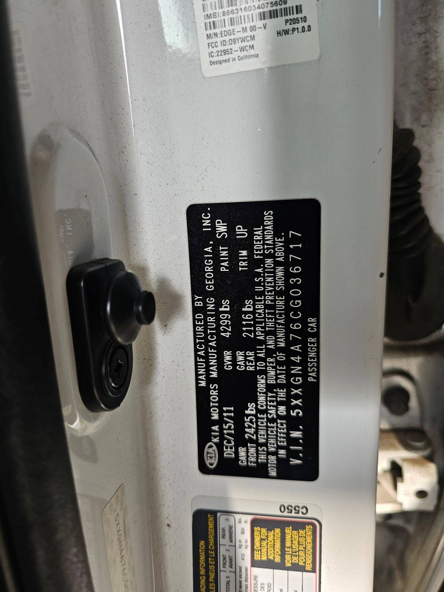 KIA OPTIMA 2012 - Marhaba Auction Used Cars - Image 10