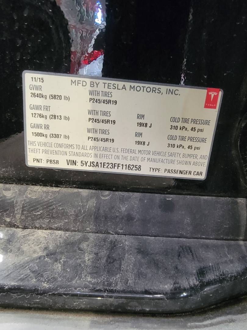 2015 TESLA MODEL S — 73879 KM — Lot FF116258 — Main - Marhaba Auctions Used Cars - Image 10
