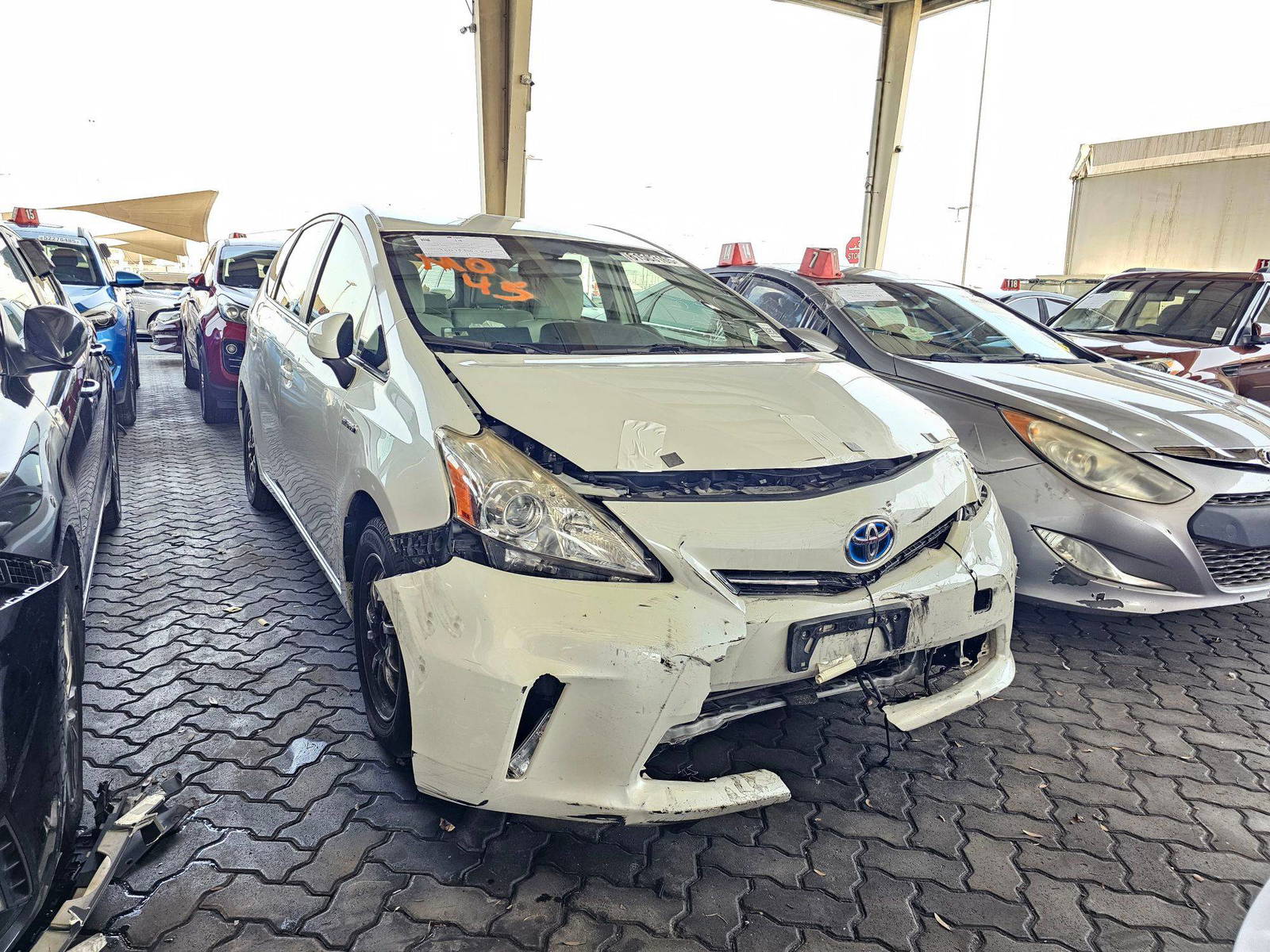 2014 TOYOTA PRIUS V — 97252 Miles — Lot 61503165 — Souq - Marhaba Auctions Used Cars - Image 4
