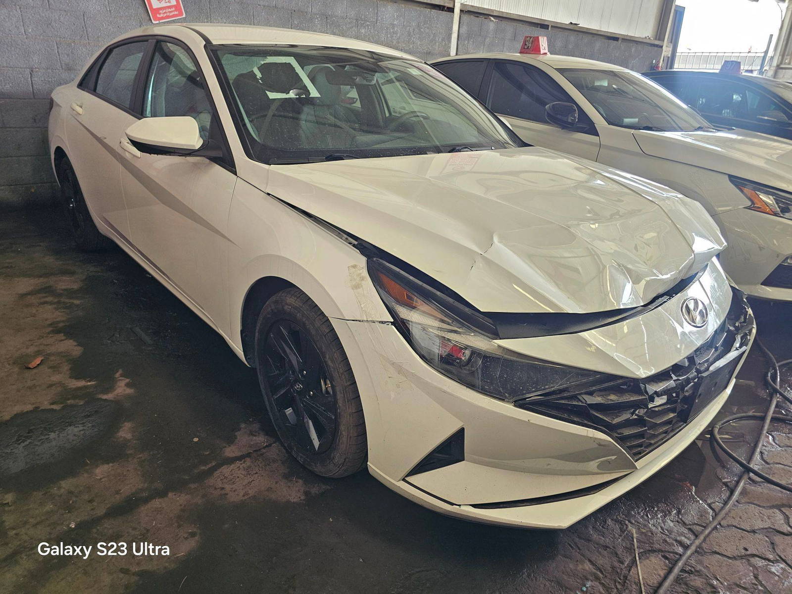 2023 HYUNDAI ELANTRA — sold — 86278 Miles — Lot H103466 — Main - Marhaba Auctions Used Cars - Image 3