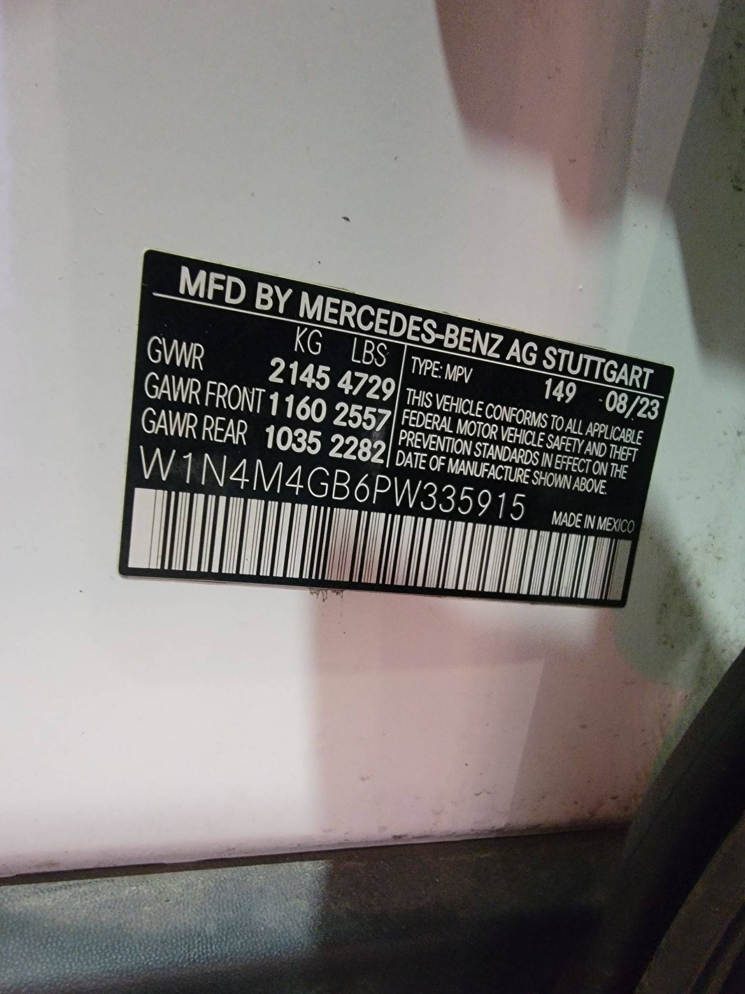 MERCEDES BENZ GLB 250 2023 - Marhaba Auction Used Cars - Image 9