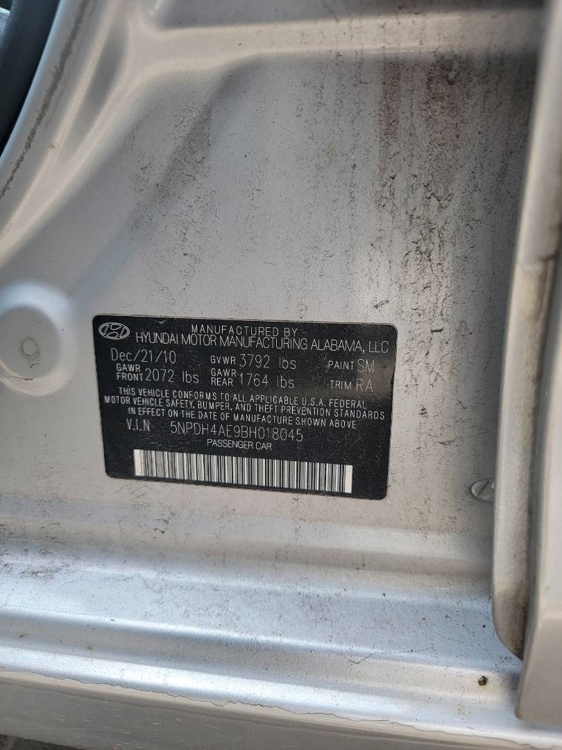2011 HYUNDAI ELANTRA — 217341 Miles — Lot 42125902 — Main - Marhaba Auctions Used Cars - Image 11
