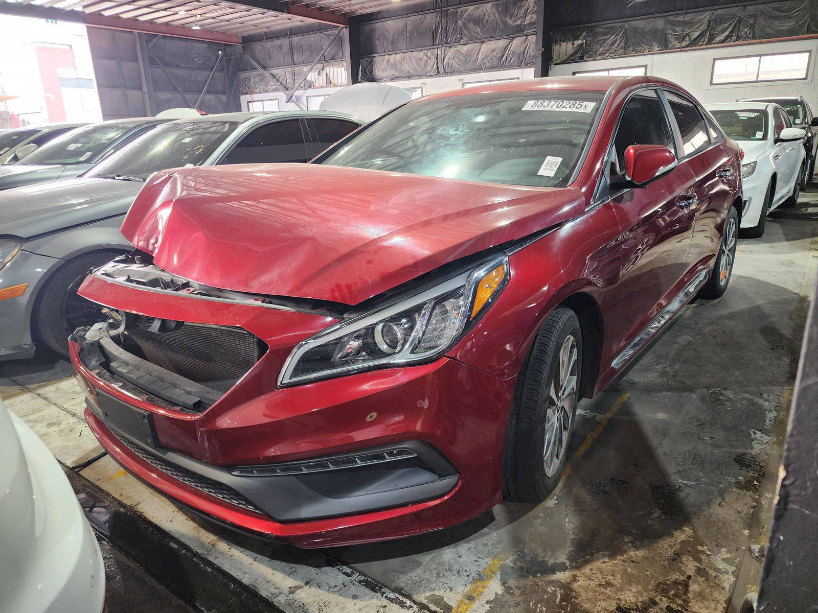 2016 HYUNDAI SONATA — 100032 Miles — Lot 88370285 — Al Quoz - Marhaba Auctions Used Cars - Image 3