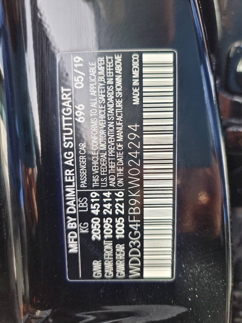 2019 MERCEDES BENZ A220 — 90165 Miles — Lot 124587 — Souq - Marhaba Auctions Used Cars - Image 10