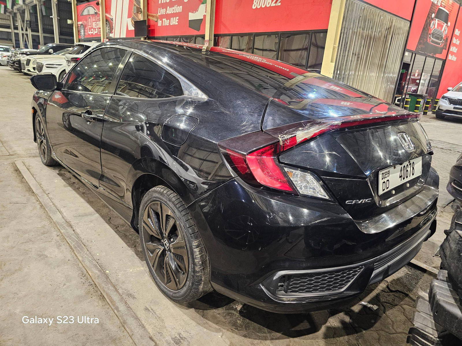 2018 HONDA CIVIC — 84263 KM — Lot 06JH309184 — Main - Marhaba Auctions Used Cars - Image 3