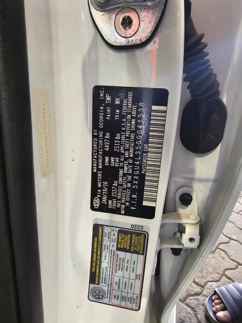 KIA OPTIMA 2016 - Marhaba Auction Used Cars - Image 11