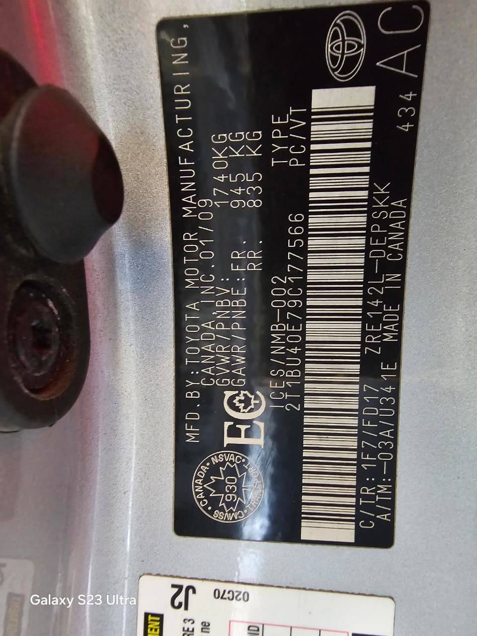 TOYOTA COROLLA 2009 - Marhaba Auction Used Cars - Image 9