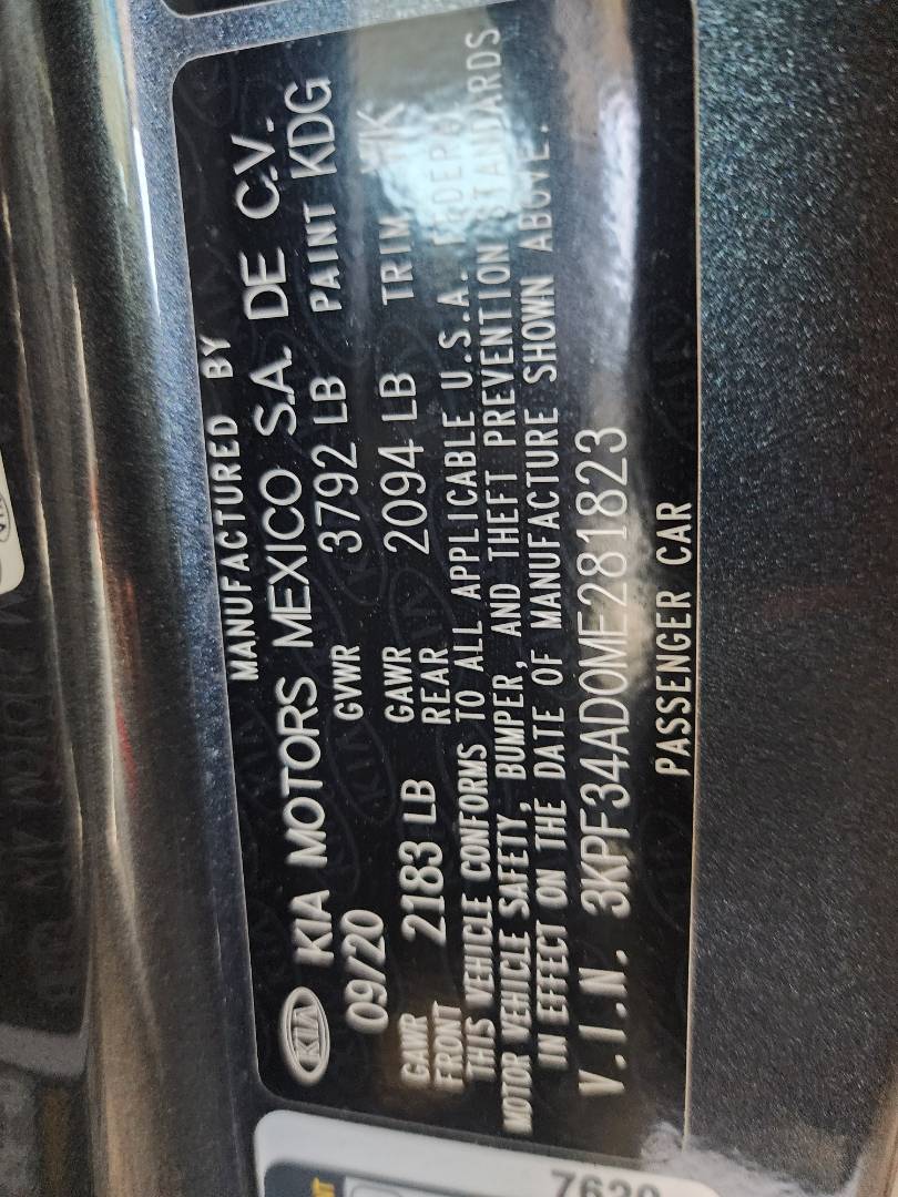 2021 KIA FORTE — 3725 Miles — Lot 38670774 - Marhaba Auctions Used Cars - Image 5
