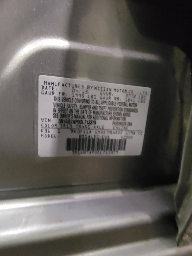 2013 NISSAN SENTRA — 116267 Miles — Lot DL713379 — Main - Marhaba Auctions Used Cars - Image 8