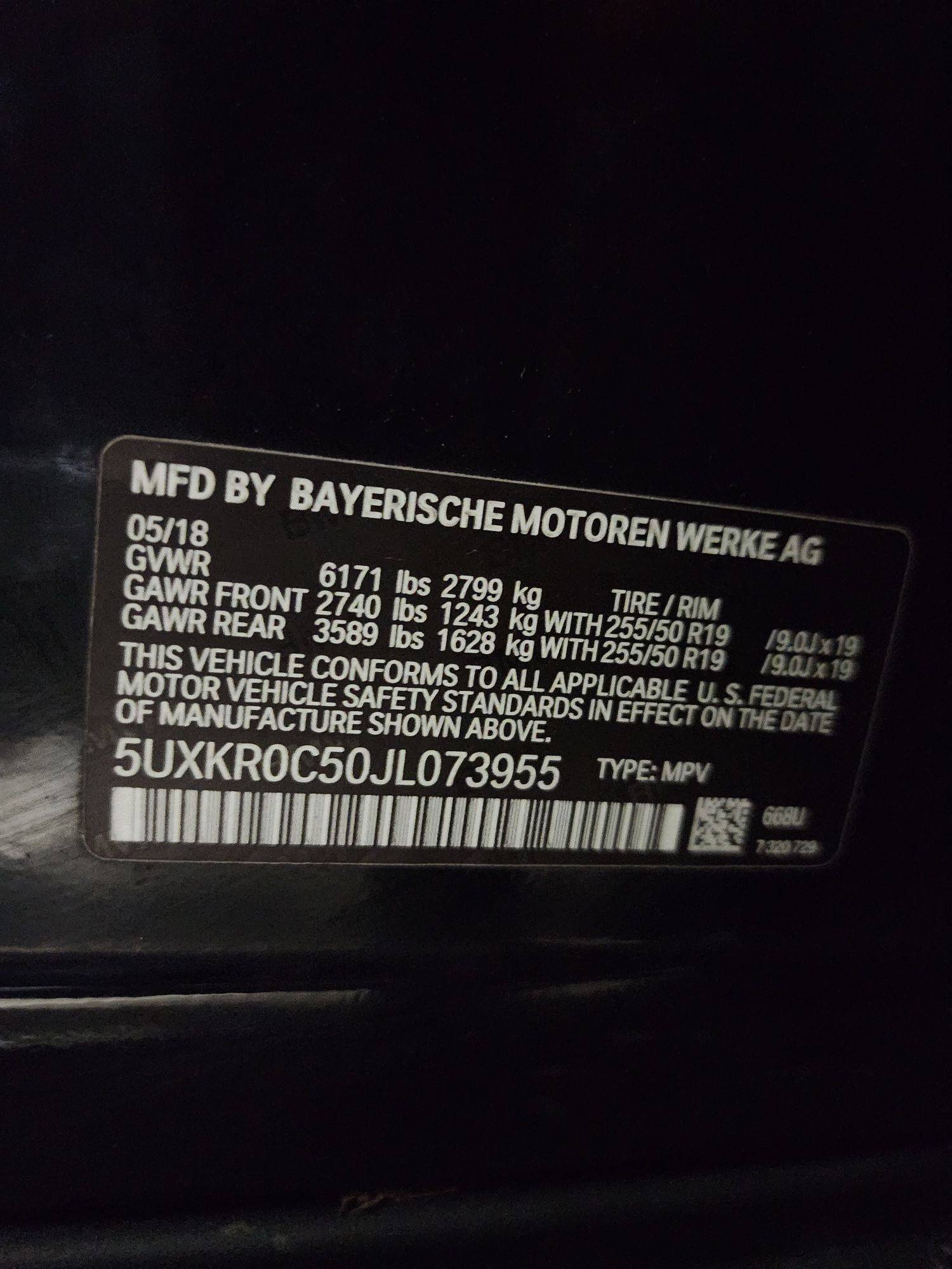 2018 BMW X5 SDRIVE35I — 85567 Miles — Lot 073955 — Main - Marhaba Auctions Used Cars - Image 8
