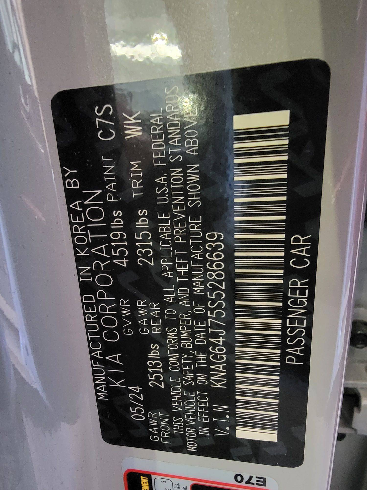 KIA K5 2025 - Marhaba Auction Used Cars - Image 10