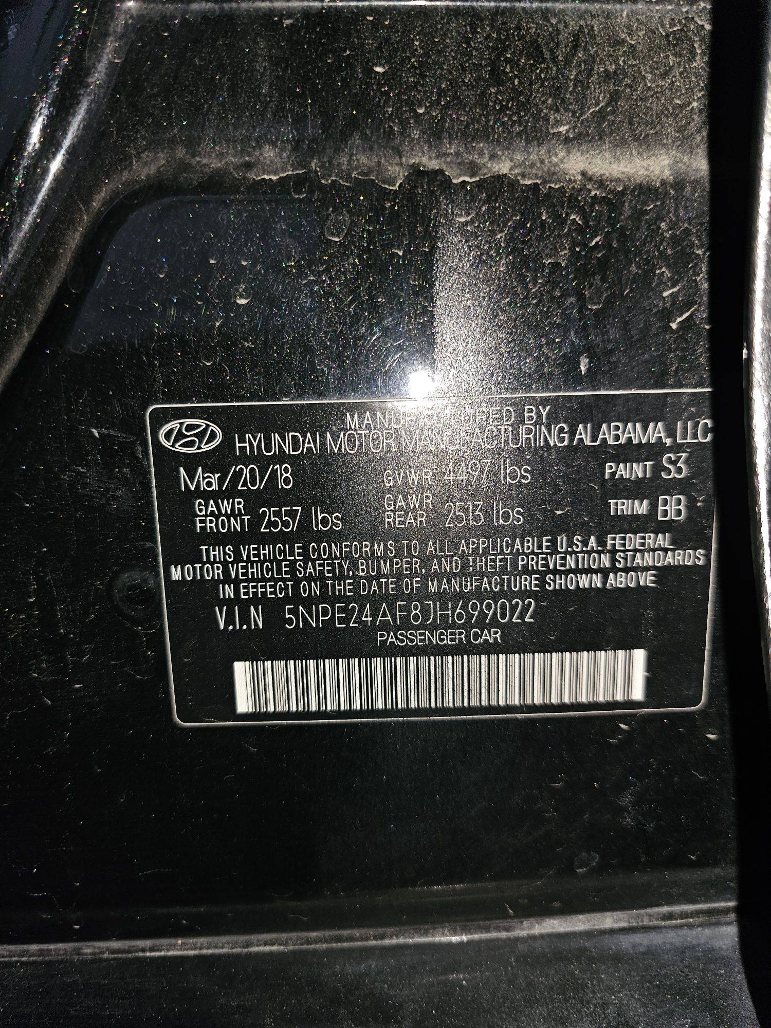 2018 HYUNDAI SONATA — 136148 Miles — Lot JH699022 — Main - Marhaba Auctions Used Cars - Image 18