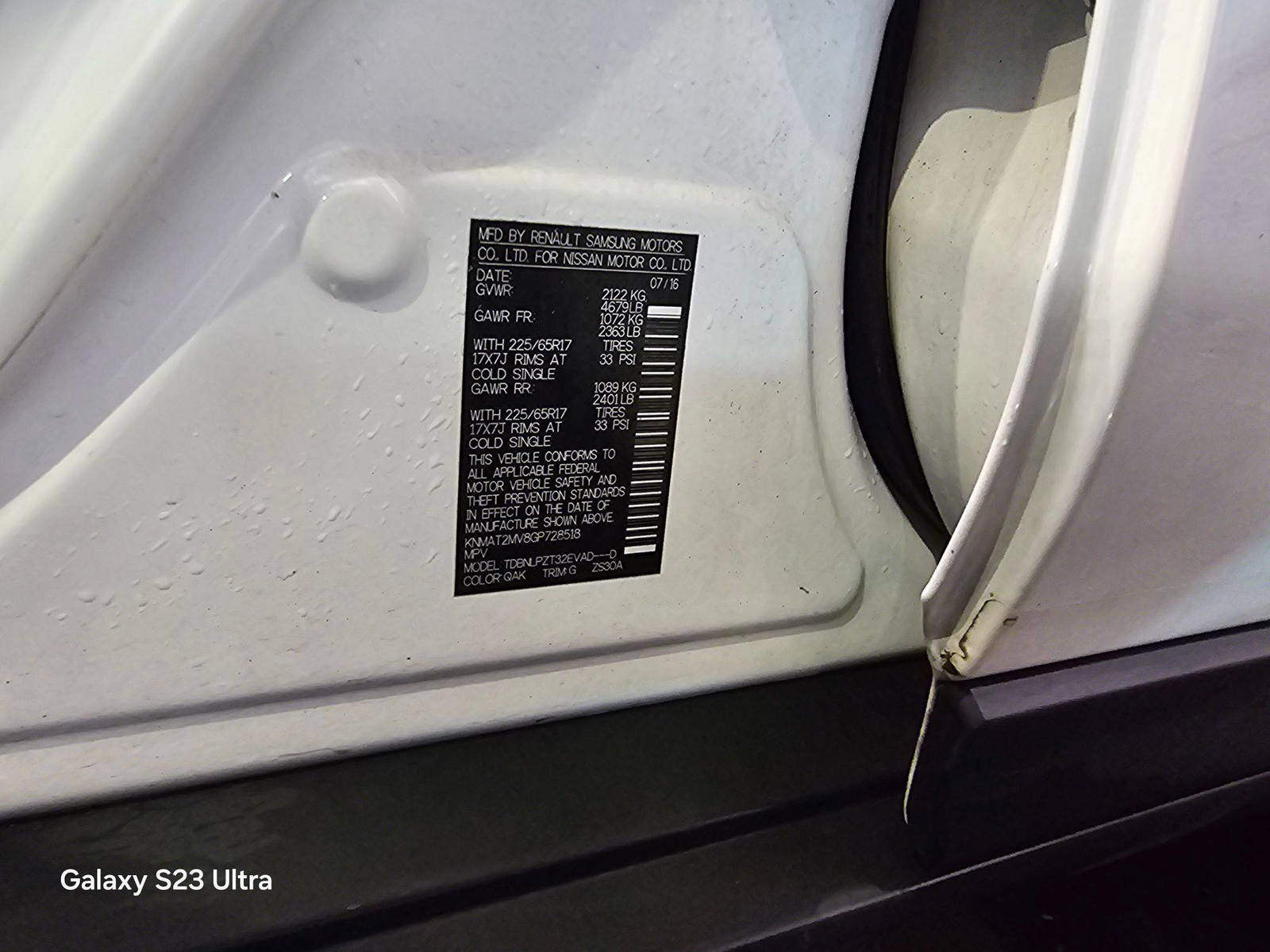 NISSAN ROGUE 2016 - Marhaba Auction Used Cars - Image 10