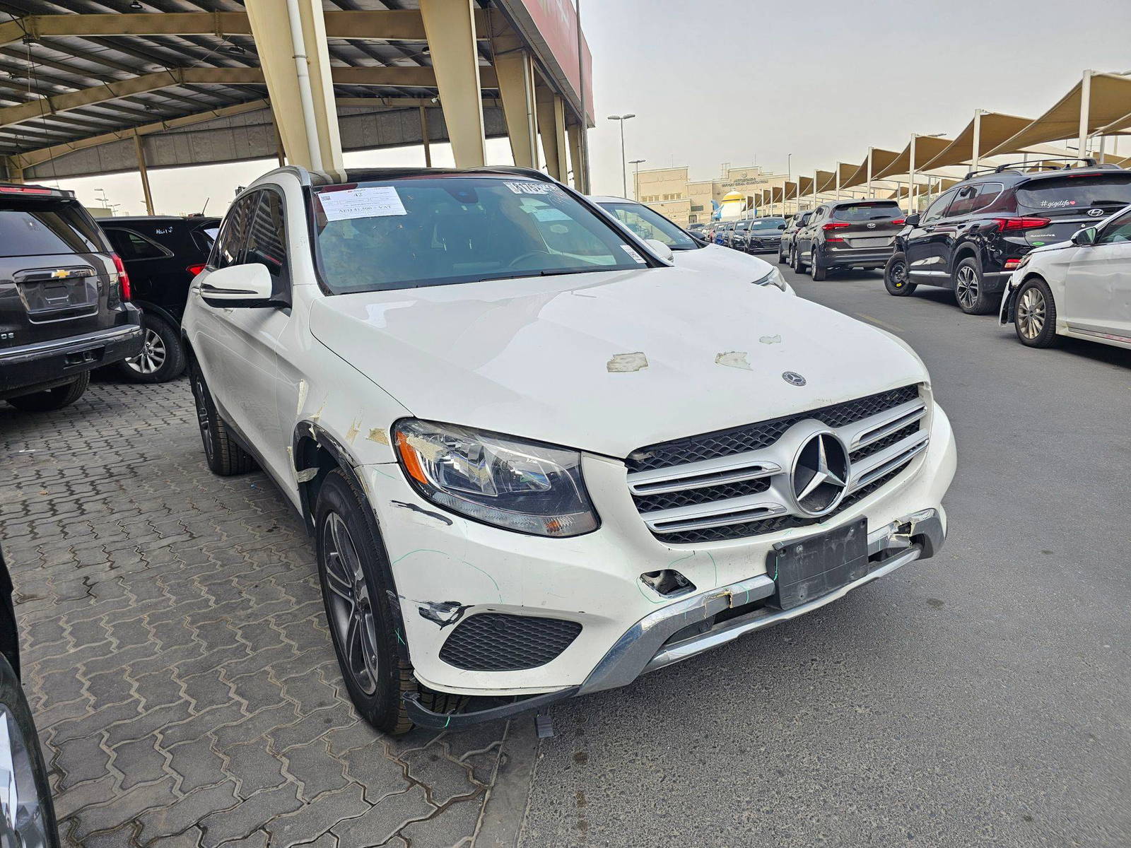2019 MERCEDES BENZ GLC-300 — 93168 Miles — Lot 1KV165461 — Souq - Marhaba Auctions Used Cars - Image 3