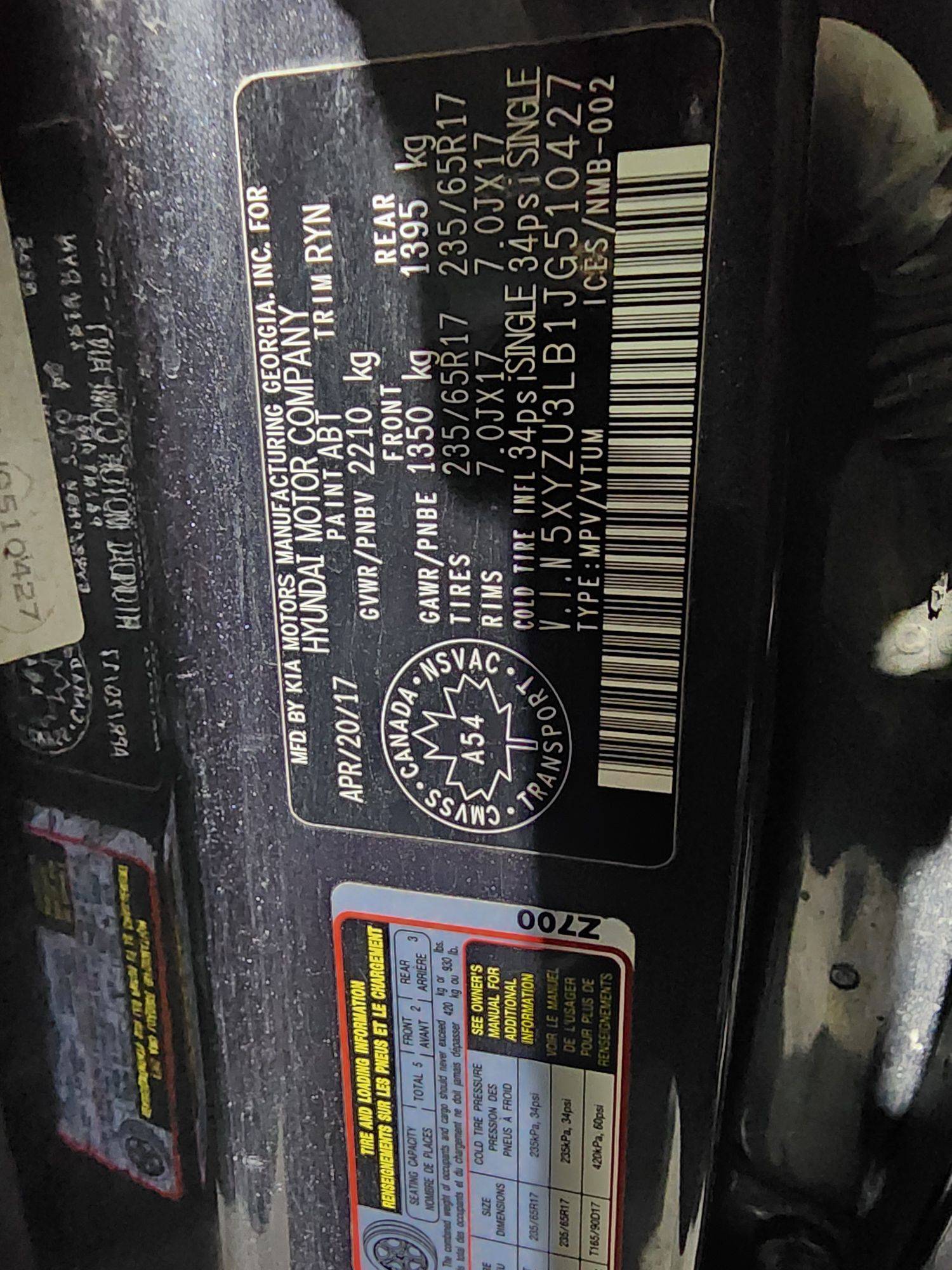 HYUNDAI SANTA FE SPORT 2018 - Marhaba Auction Used Cars - Image 8