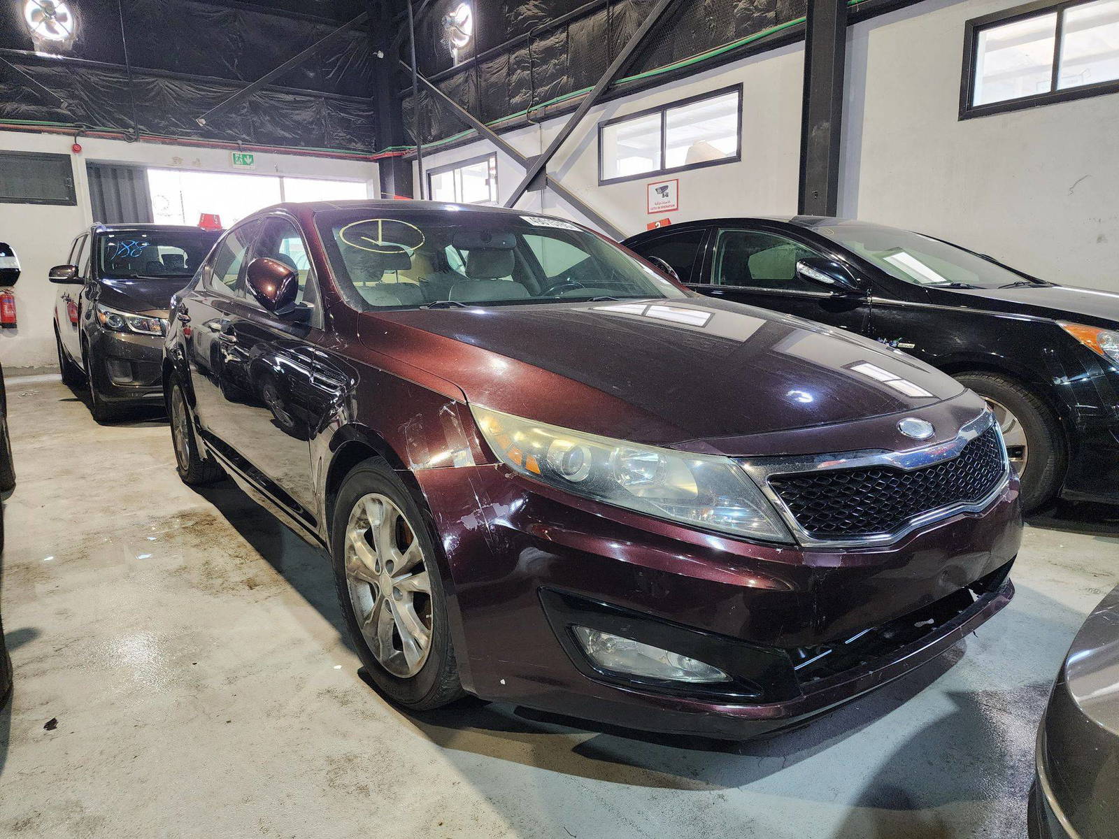 2013 KIA OPTIMA — 213428 Miles — Lot 191509 — Al Quoz - Marhaba Auctions Used Cars - Image 3