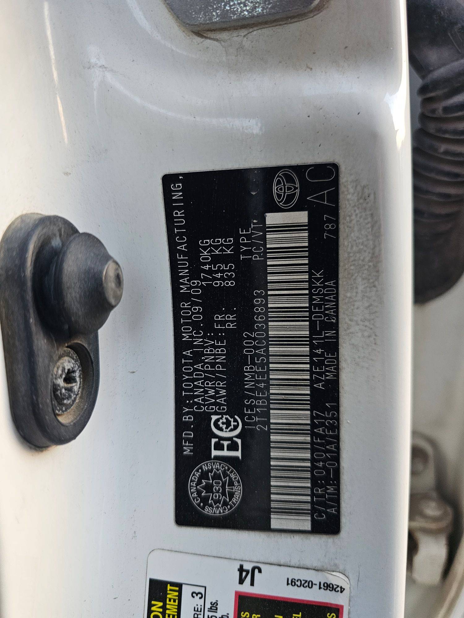 TOYOTA COROLLA 2010 - Marhaba Auction Used Cars - Image 10