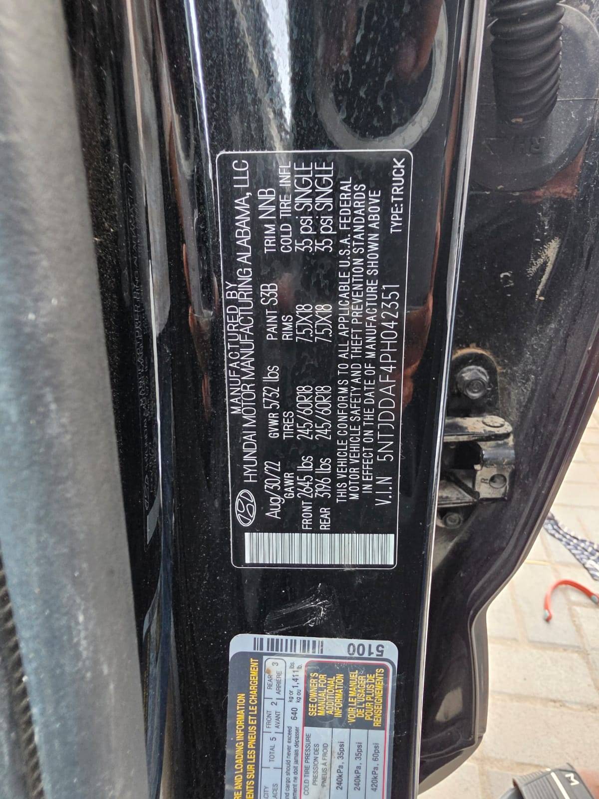 2023 HYUNDAI SANTA CRUZ — 44109 Miles — Lot F4PH042351 - Marhaba Auctions Used Cars - Image 11