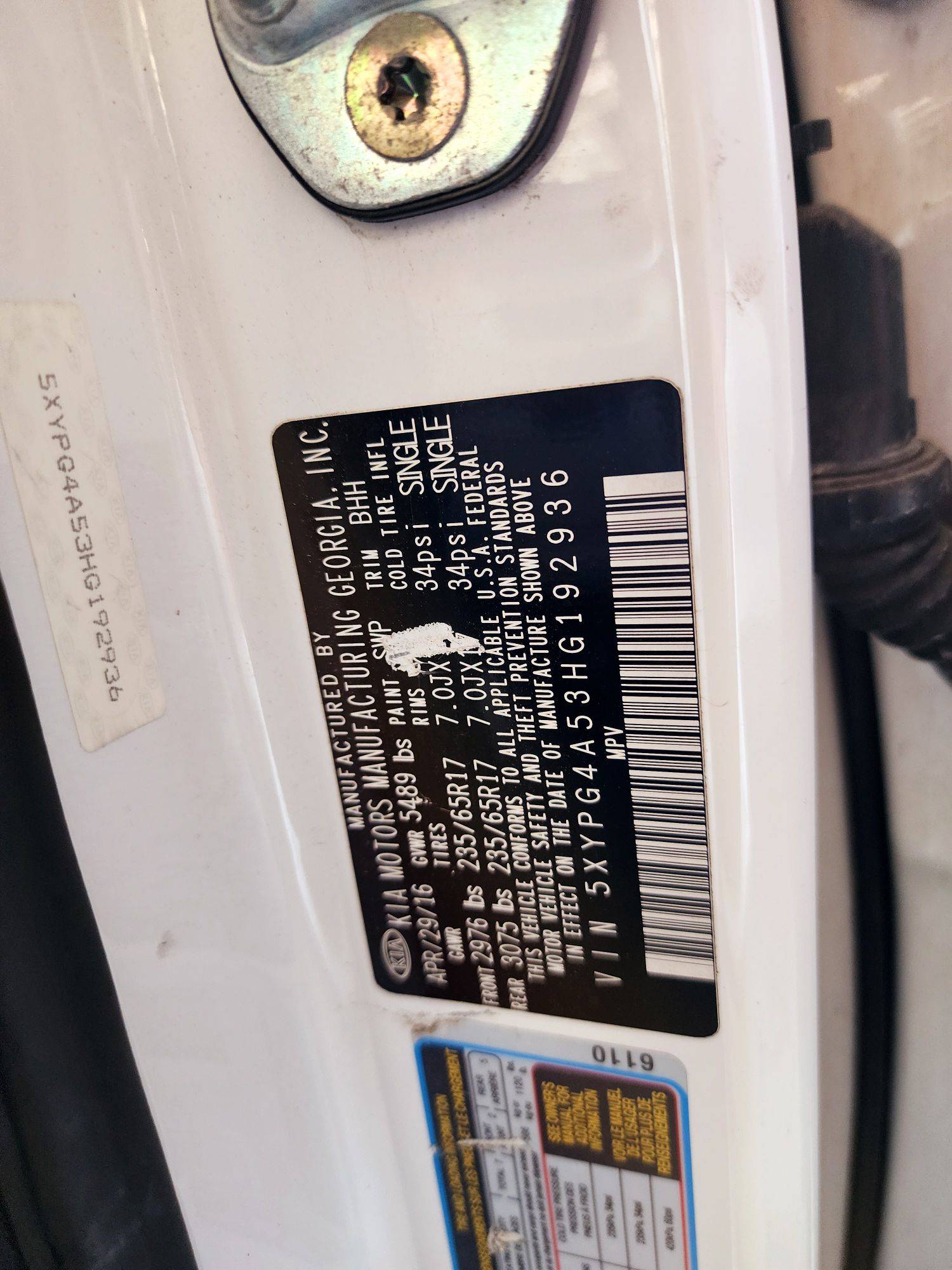 KIA SORENTO 2017 - Marhaba Auction Used Cars - Image 9