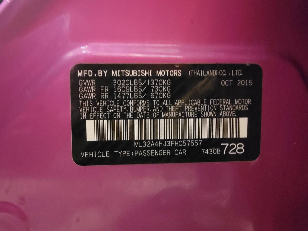 2015 MITSUBISHI MIRAGE — 85131 Miles — Lot 3FH057557 — Main - Marhaba Auctions Used Cars - Image 9