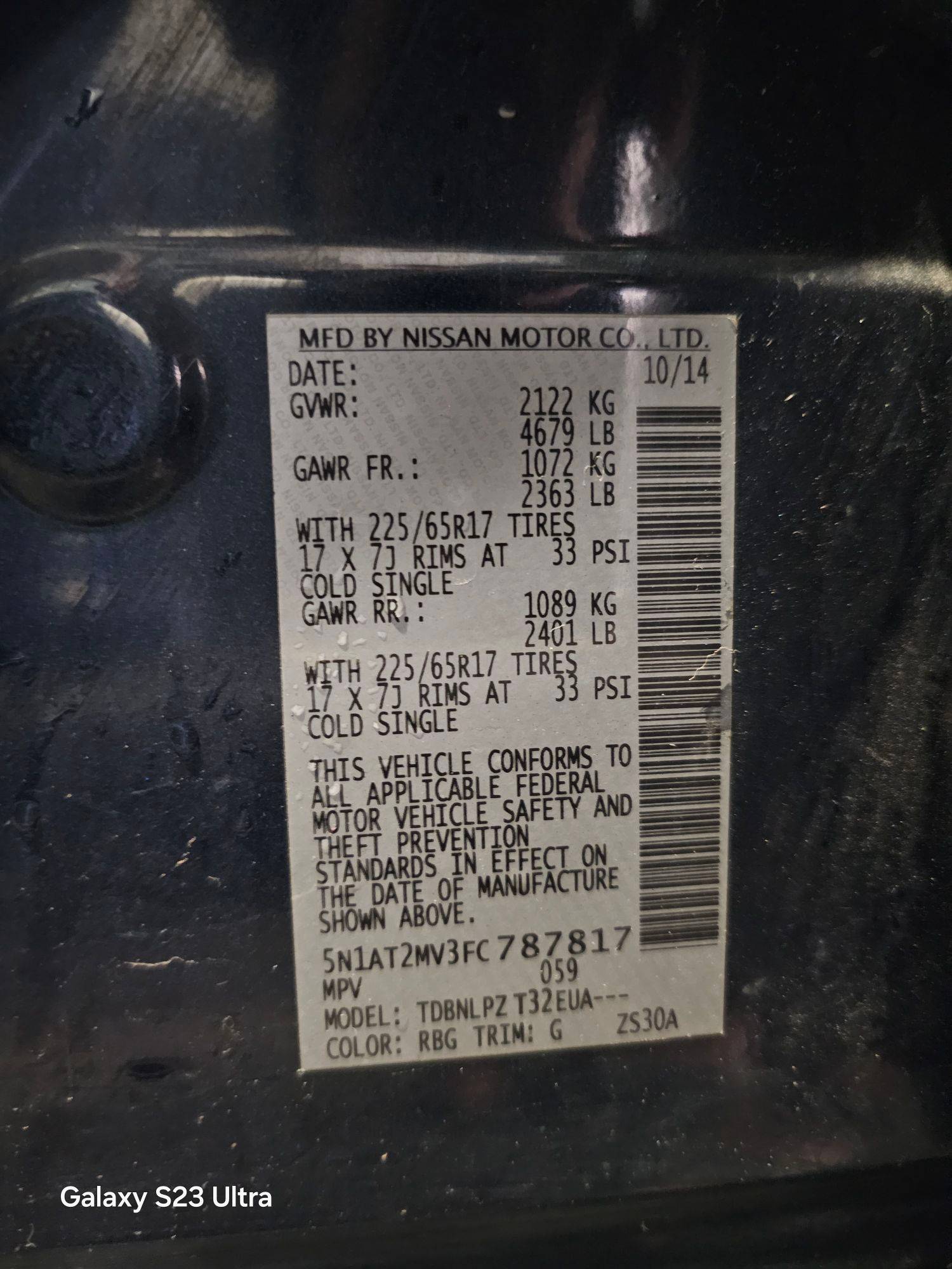 NISSAN ROGUE 2015 - Marhaba Auction Used Cars - Image 9