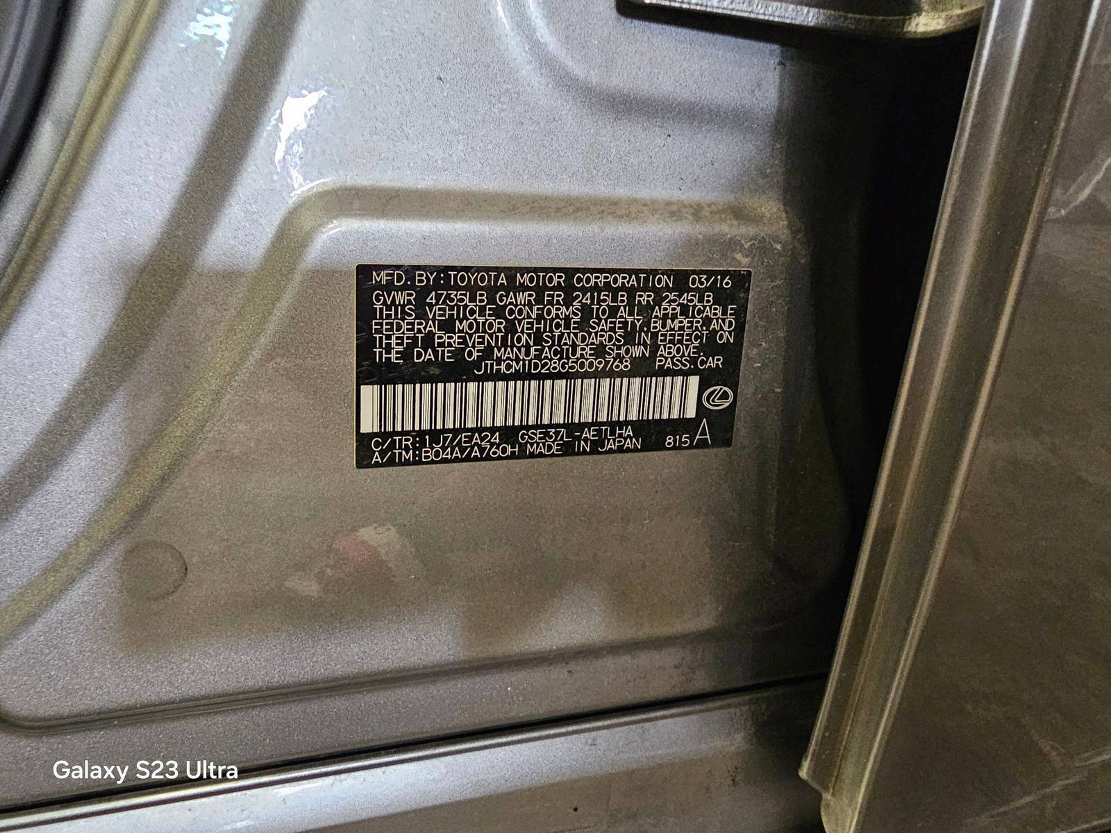 LEXUS IS 300 2016 - Marhaba Auction Used Cars - Image 10