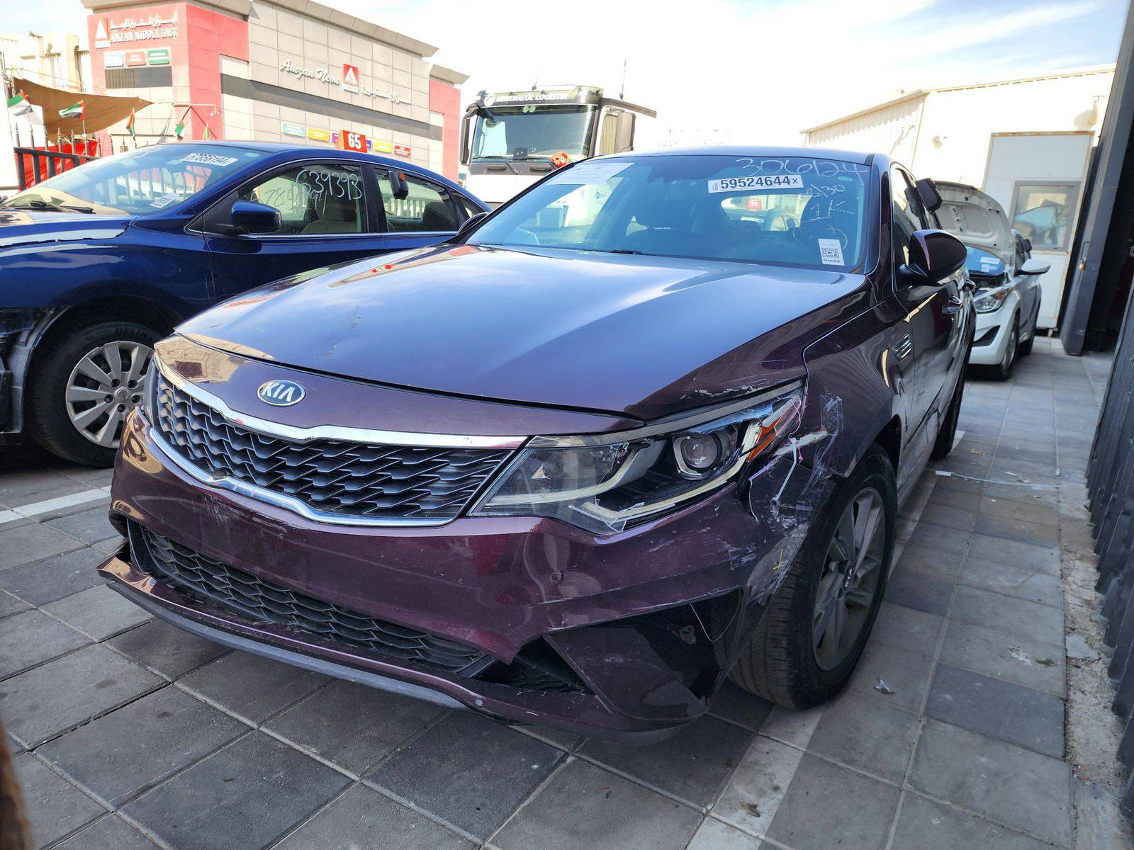 2019 KIA OPTIMA — 103779 Miles — Lot 306124 — Al Quoz - Marhaba Auctions Used Cars - Image 4