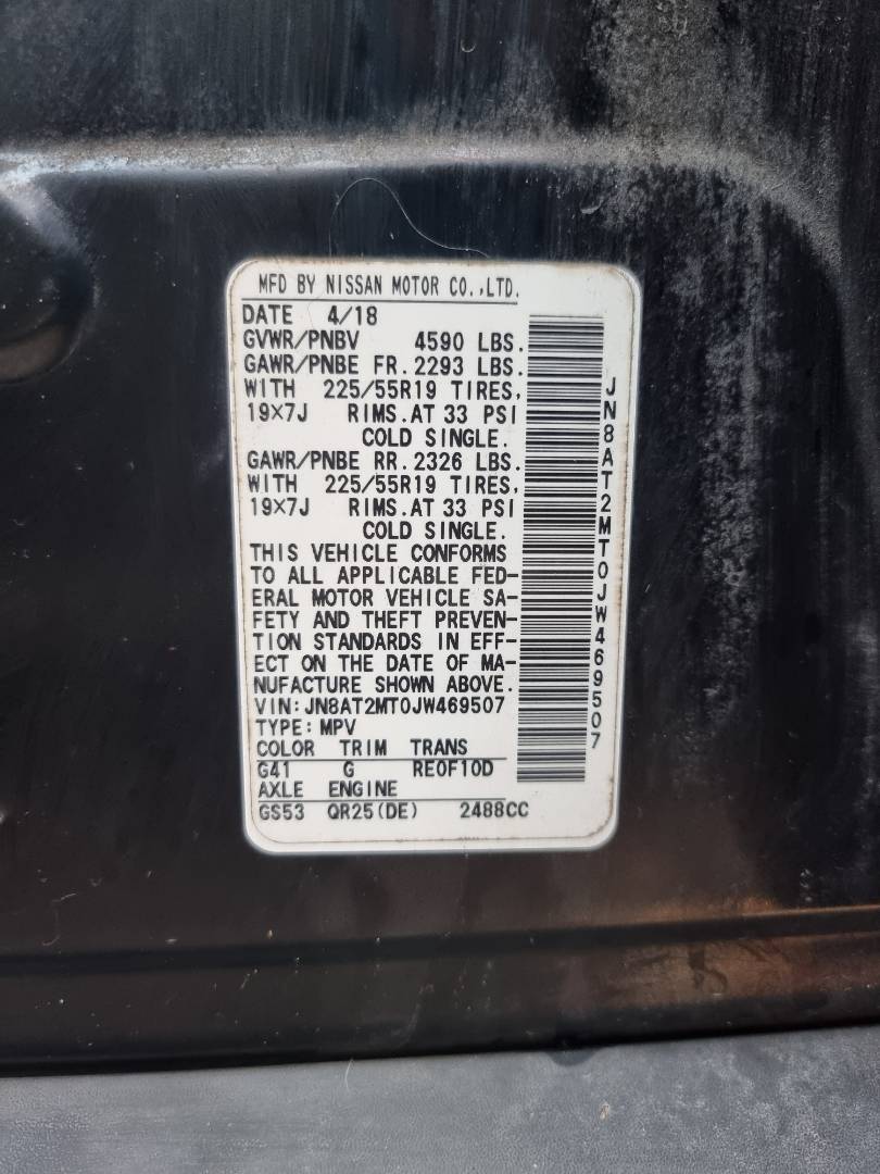 NISSAN ROGUE 2018 - Marhaba Auction Used Cars - Image 9