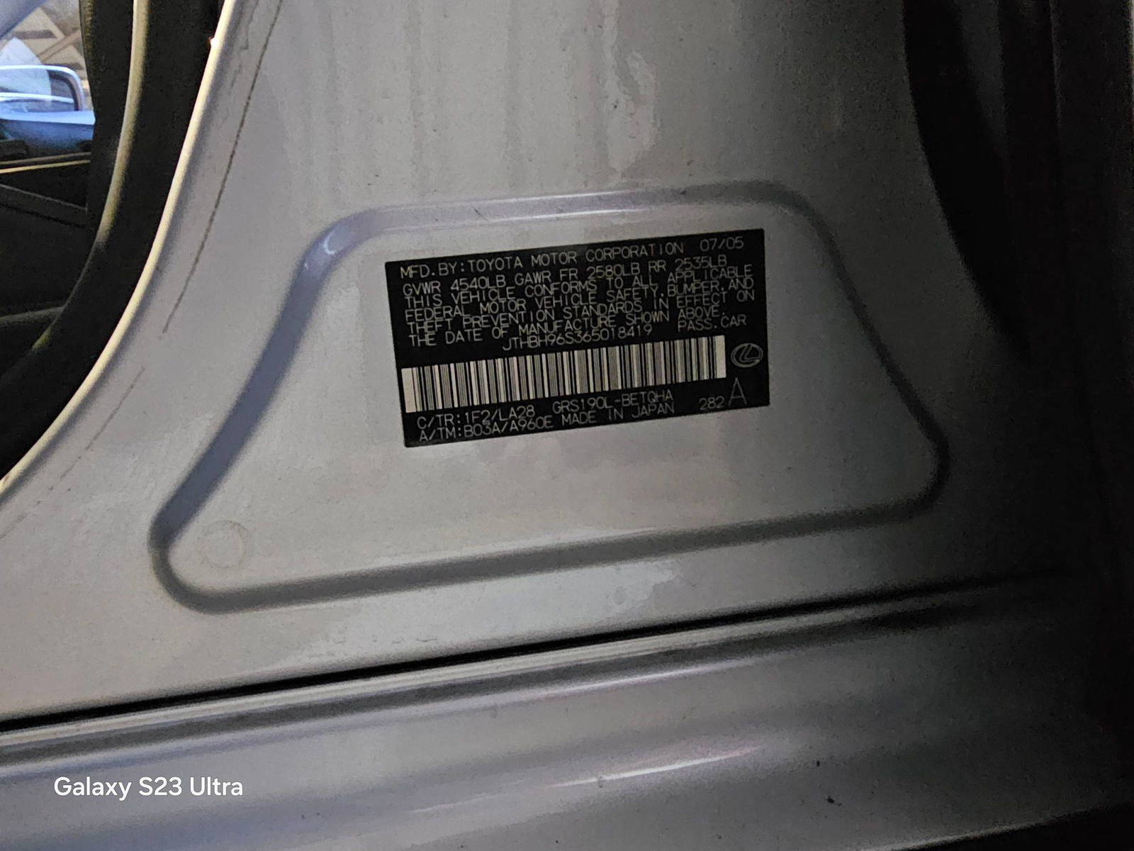 LEXUS GS 300 2006 - Marhaba Auction Used Cars - Image 10