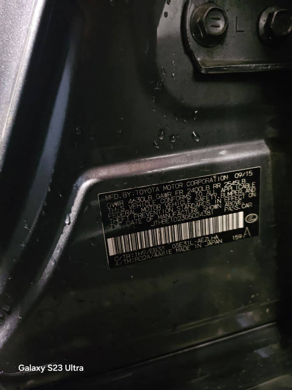 LEXUS IS-350 2016 - Marhaba Auction Used Cars - Image 11