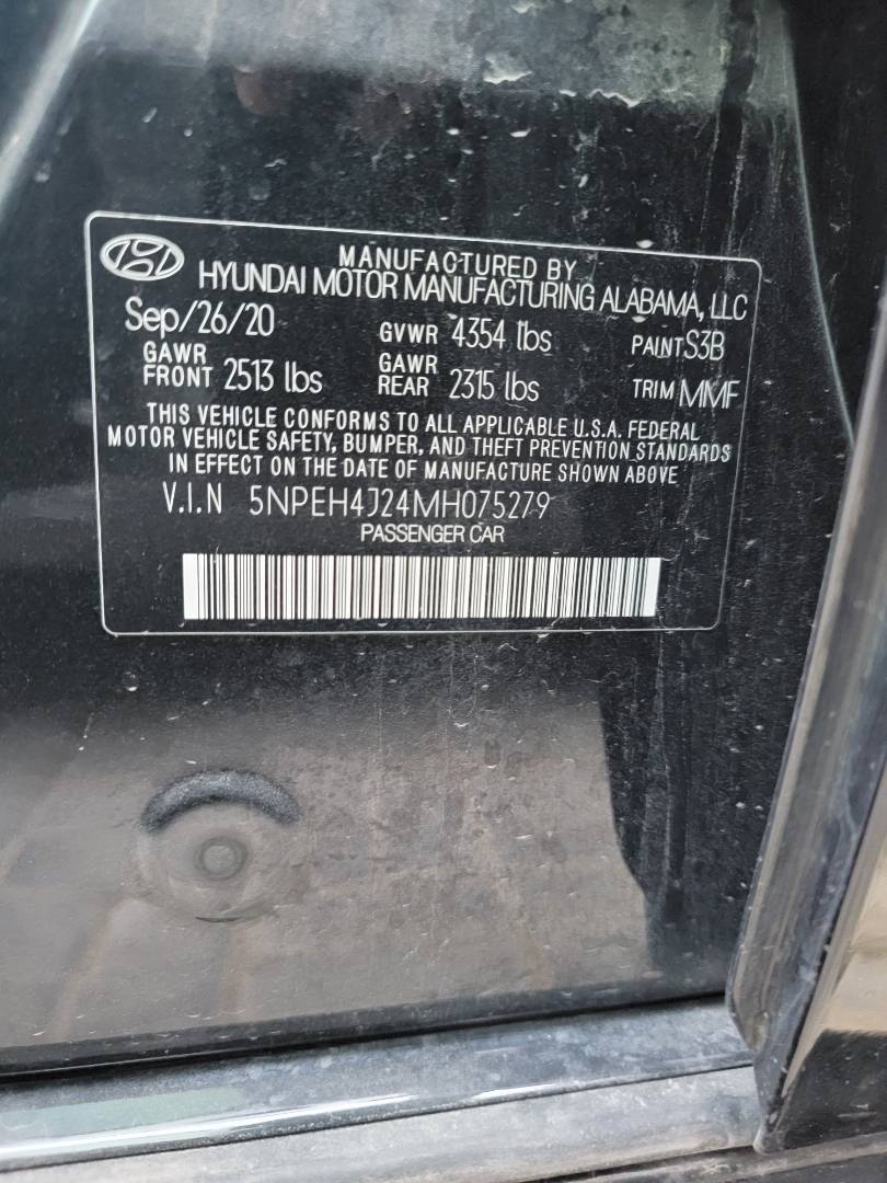 2021 HYUNDAI SONATA — 16635 Miles — Lot MH075279 — Main - Marhaba Auctions Used Cars - Image 11