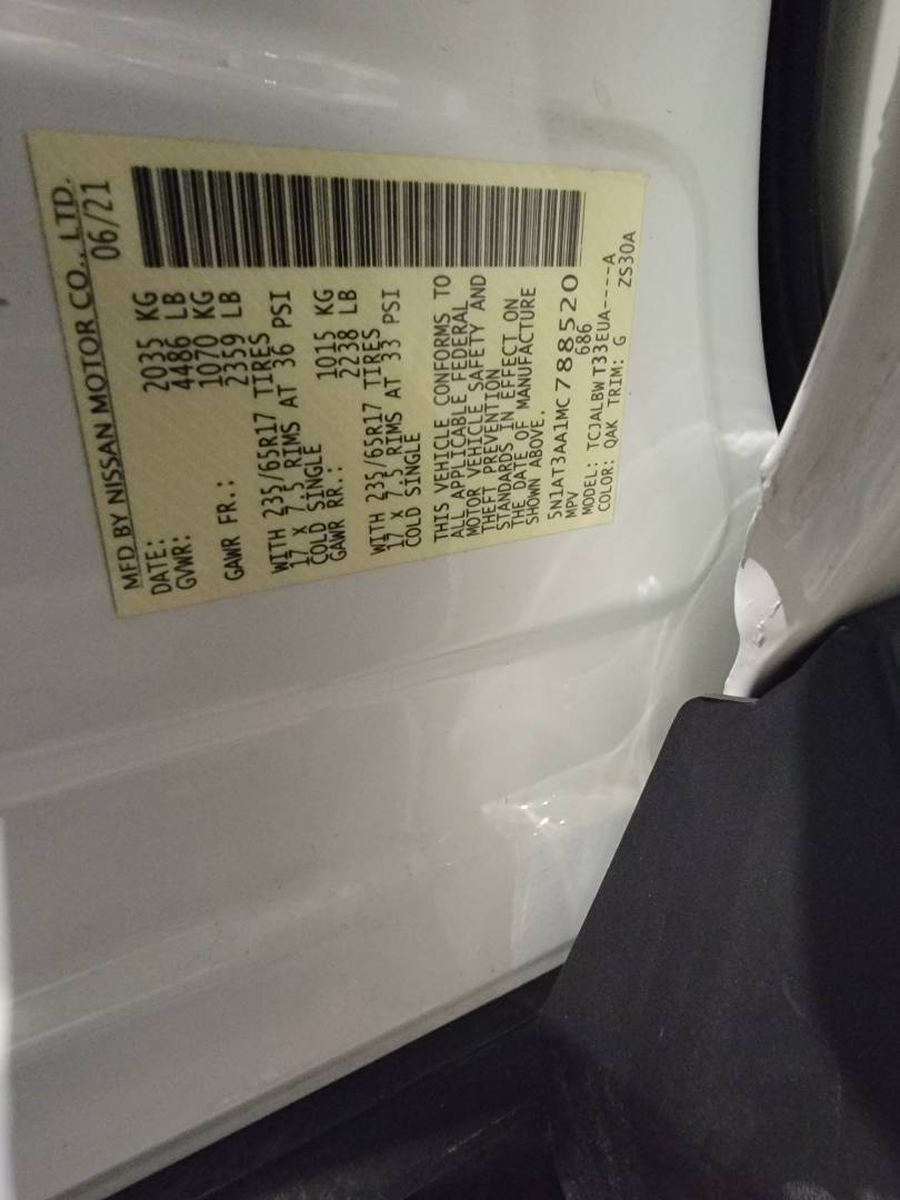 NISSAN ROGUE 2021 - Marhaba Auction Used Cars - Image 9