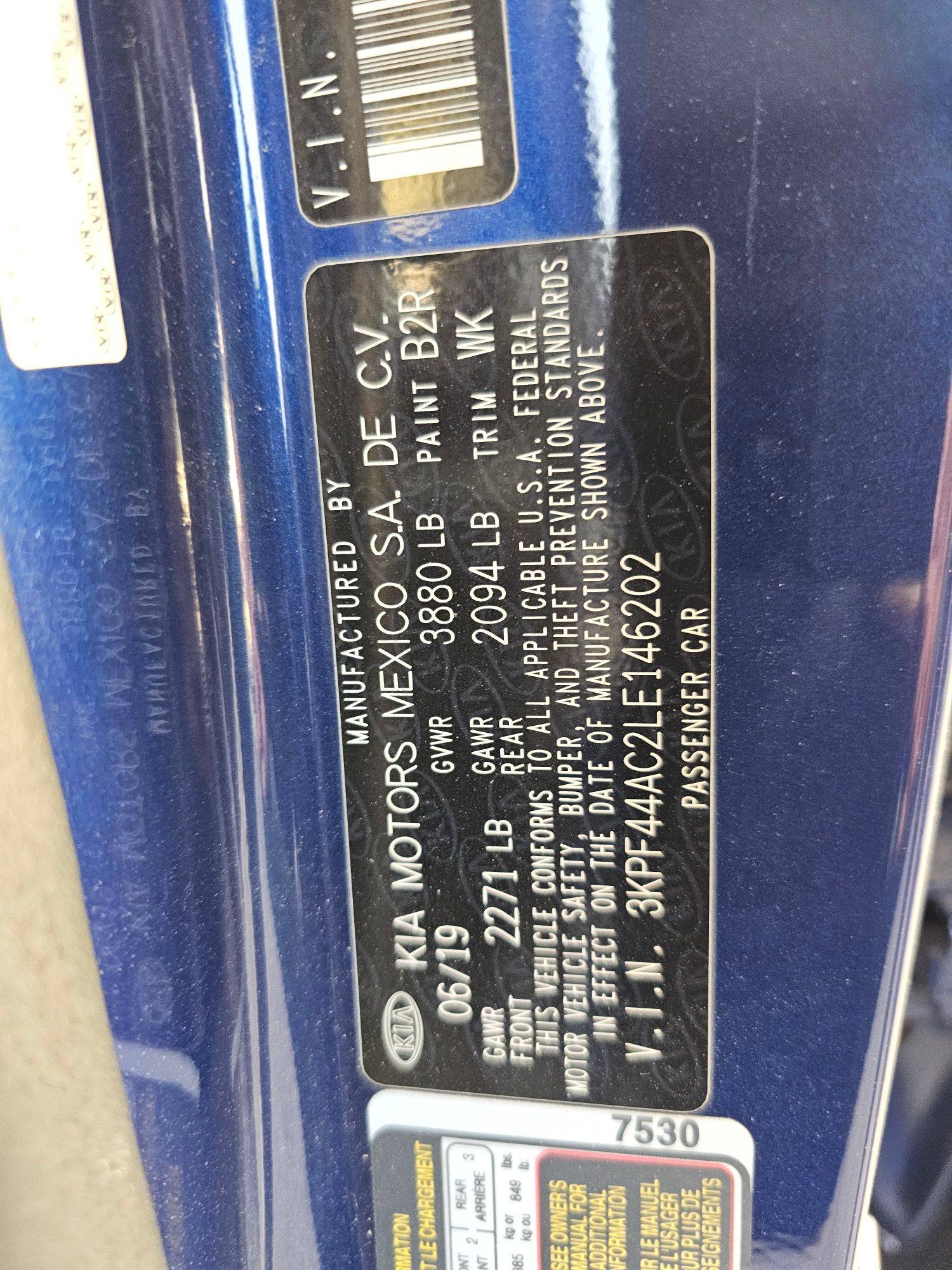 KIA FORTE 2020 - Marhaba Auction Used Cars - Image 10