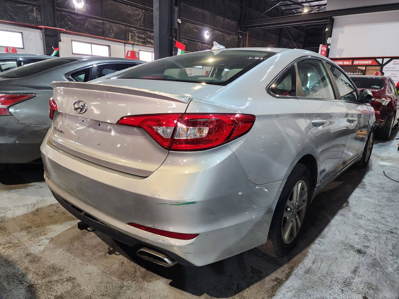 2017 HYUNDAI SONATA — 89123 Miles — Lot 38092074 — Al Quoz - Marhaba Auctions Used Cars - Image 3