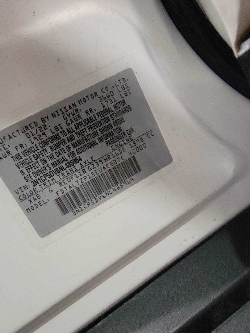2022 NISSAN KICKS — 36928 Miles — Lot NL485964 — Main - Marhaba Auctions Used Cars - Image 9