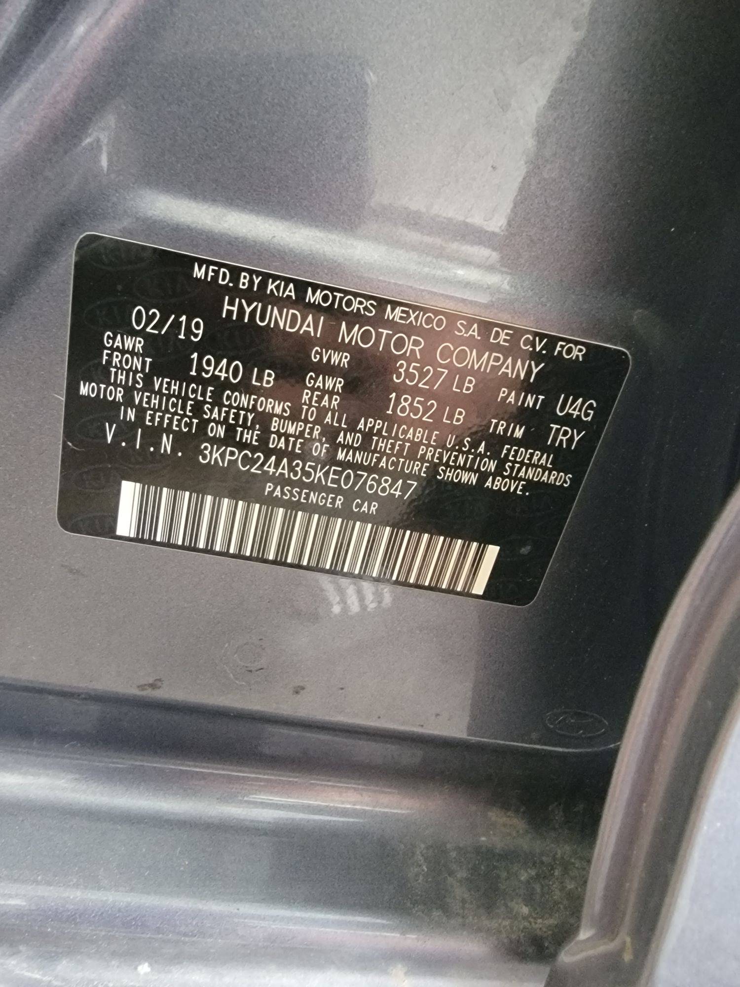 HYUNDAI ACCENT 2019 - Marhaba Auction Used Cars - Image 10