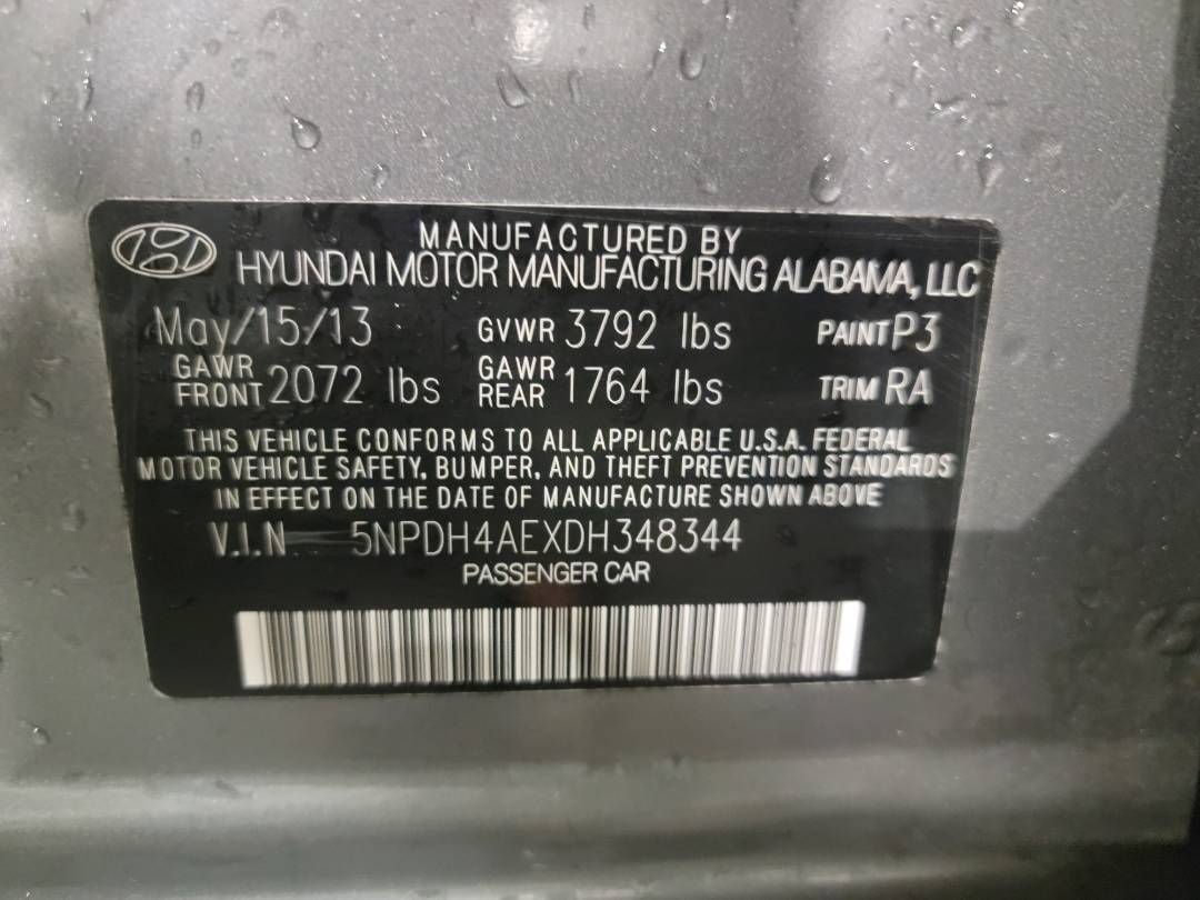 2013 HYUNDAI ELANTRA — 117091 Miles — Lot 68898283 - Marhaba Auctions Used Cars - Image 8