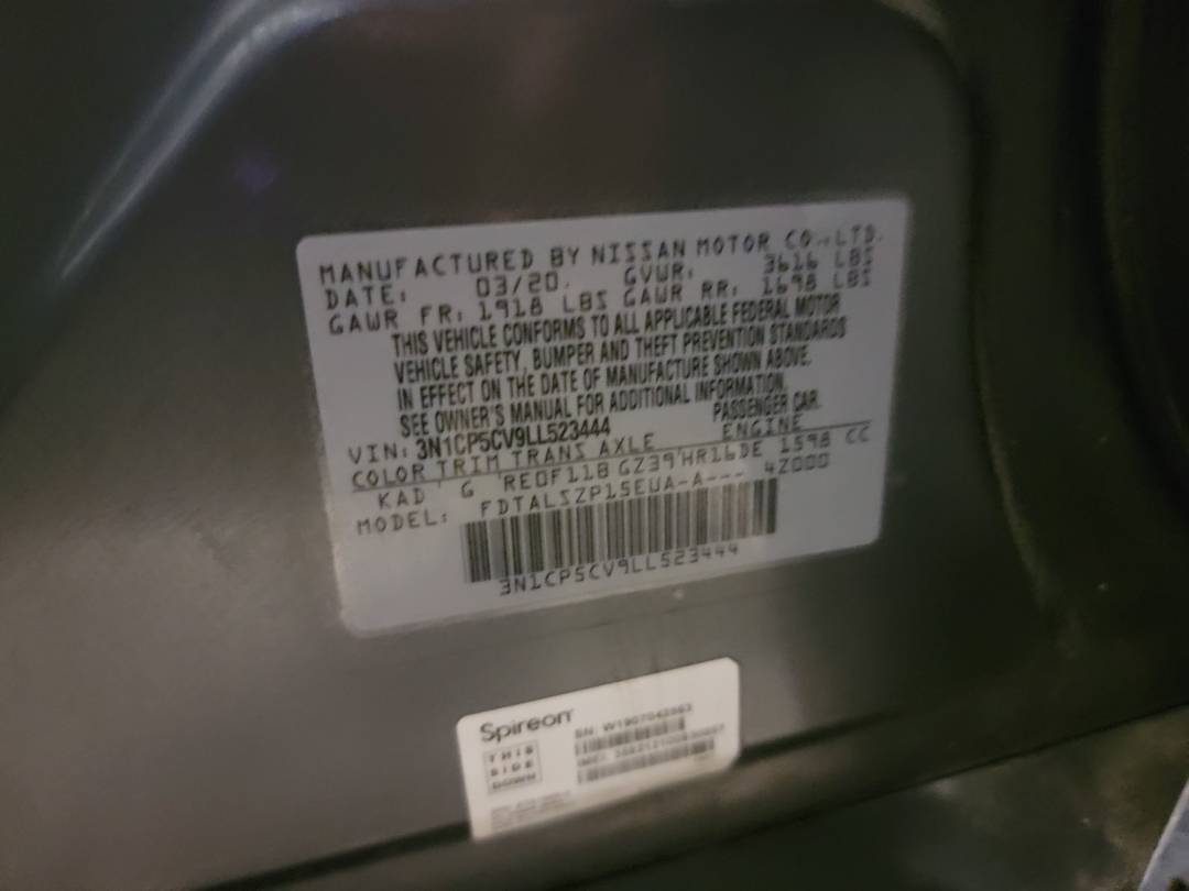 2020 NISSAN KICKS — 89665 Miles — Lot V9LL523444 — Main - Marhaba Auctions Used Cars - Image 9