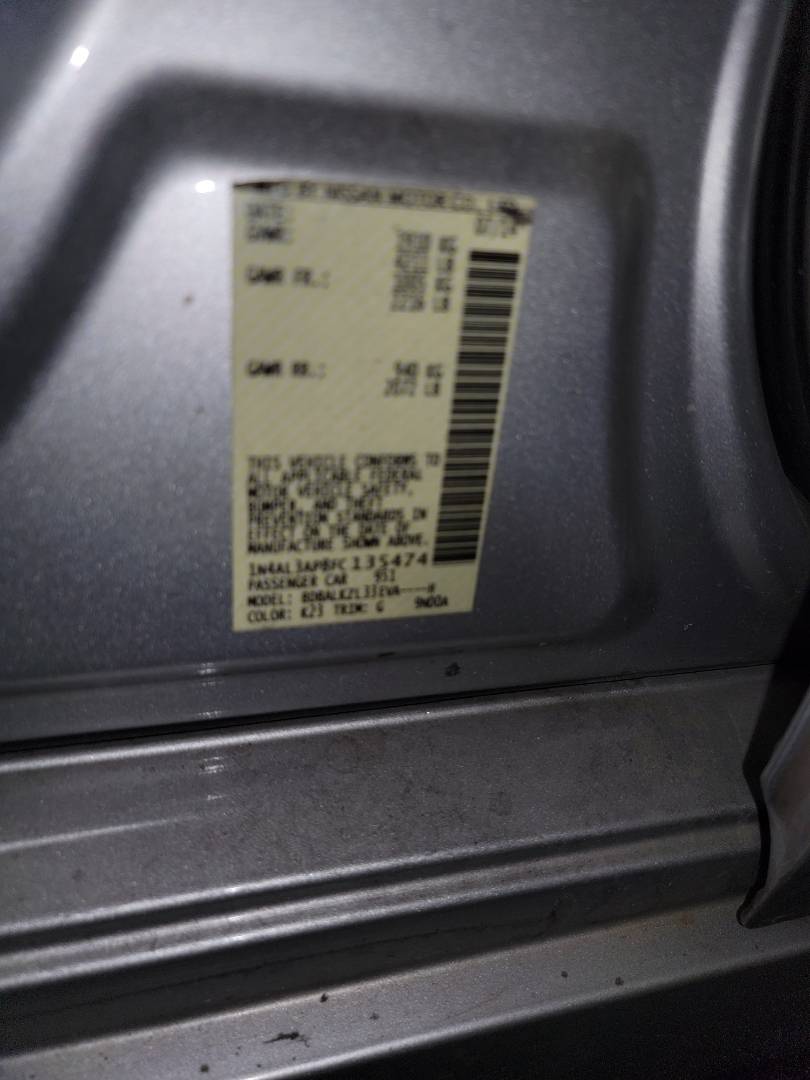 2015 NISSAN ALTIMA — 138509 Miles — Lot 135474 - Marhaba Auctions Used Cars - Image 10