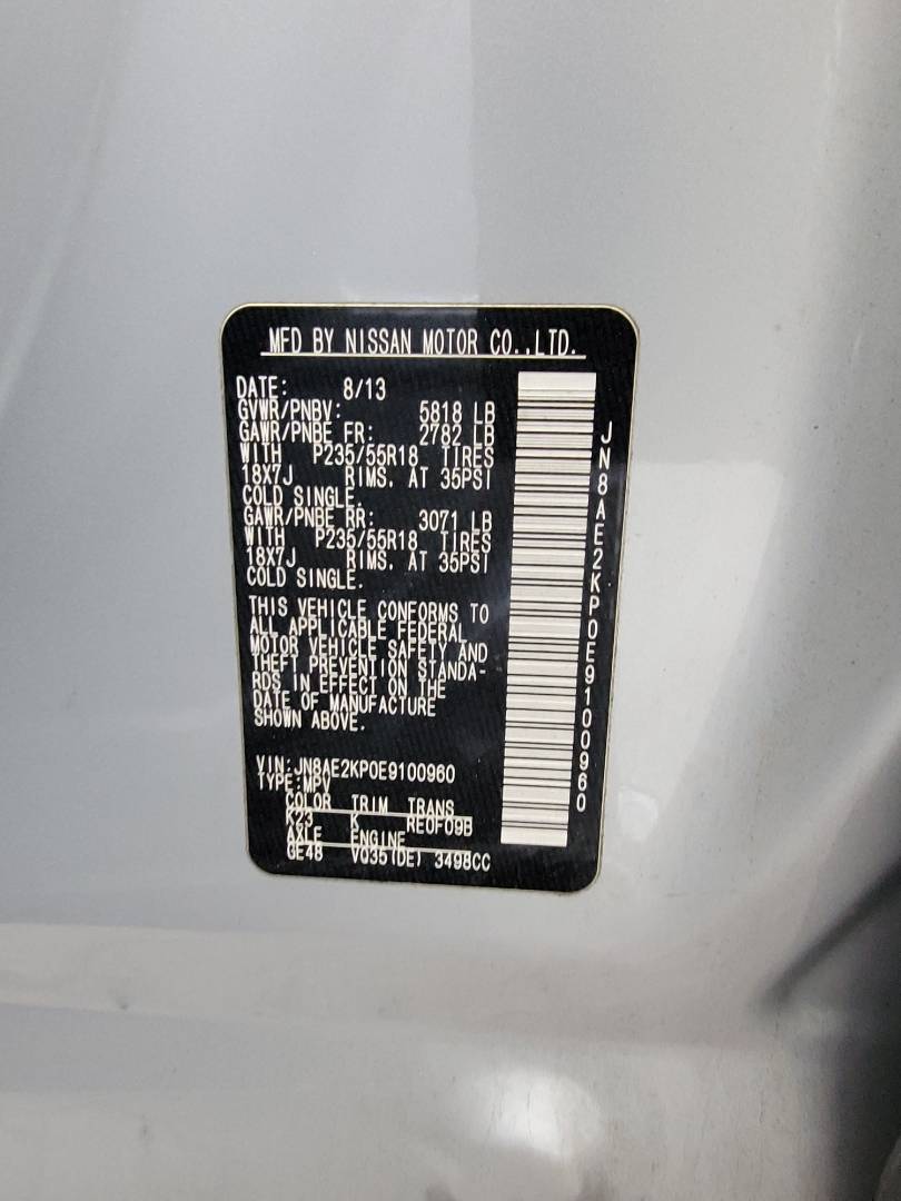 2014 NISSAN QUEST — 196005 Miles — Lot P0E9100960 — Main - Marhaba Auctions Used Cars - Image 8