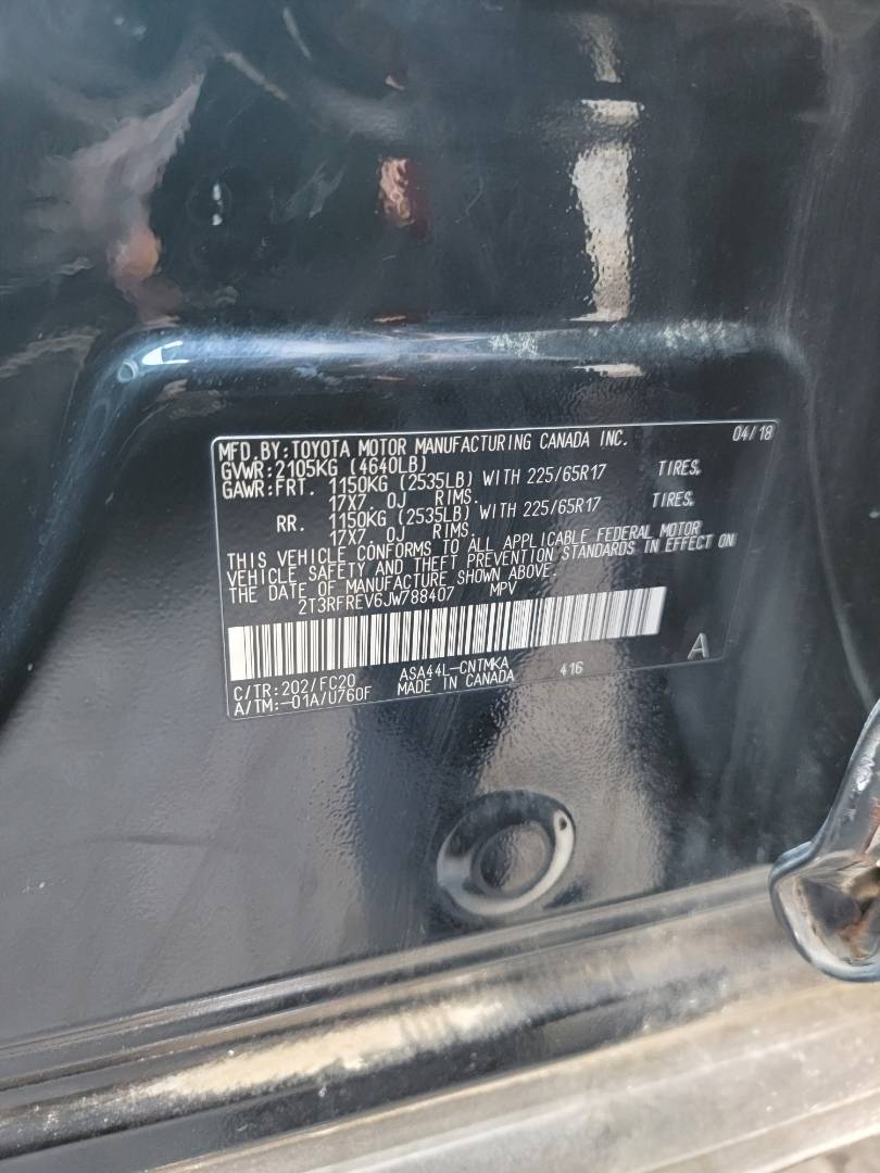 2018 TOYOTA RAV4 — 77875 Miles — Lot 788407 — Main - Marhaba Auctions Used Cars - Image 9