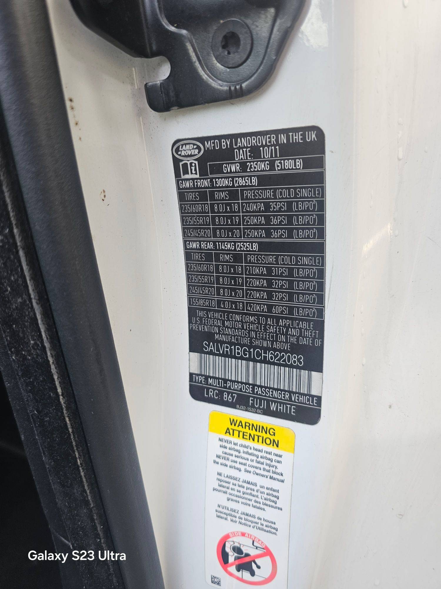 LAND ROVER RANGE ROVER EVOQUE 2012 - Marhaba Auction Used Cars - Image 9